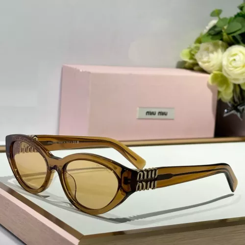 Cheap MIU MIU AAA Quality Sunglasses #1296151, $$60.00 USD On MIU MIU AAA Sunglasses