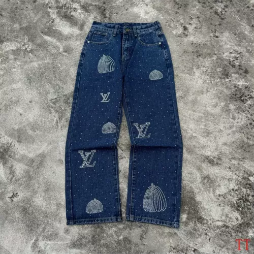 Cheap Louis Vuitton LV Jeans For Unisex #1296923, $$76.00 USD On Louis Vuitton LV Jeans