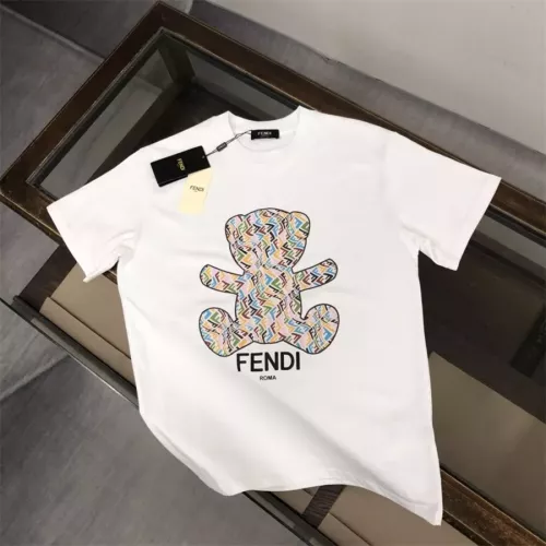 Cheap Fendi T-Shirts Short Sleeved For Unisex #1296948, $$32.00 USD On Fendi T-Shirts