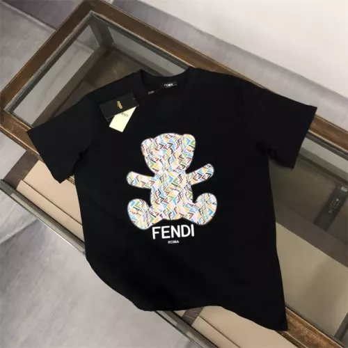 Cheap Fendi T-Shirts Short Sleeved For Unisex #1296949, $$32.00 USD On Fendi T-Shirts