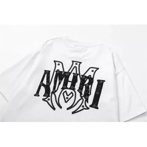 Replica Amiri T-Shirts Short Sleeved For Unisex #1296996 $36.00 USD for Wholesale