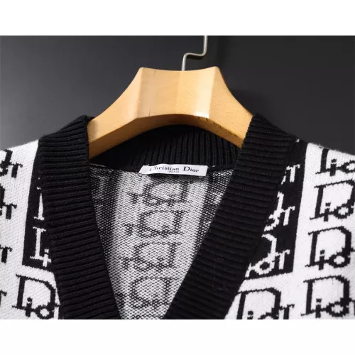 Replica Christian Dior Sweaters Long Sleeved For Men #1297208 $60.00 USD for Wholesale