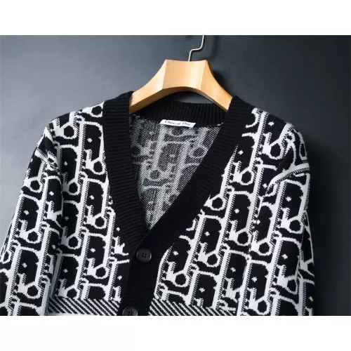 Replica Christian Dior Sweaters Long Sleeved For Men #1297214 $60.00 USD for Wholesale