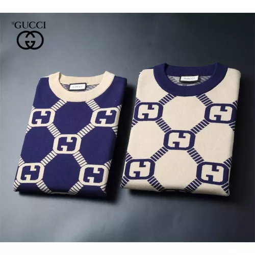 Replica Gucci Sweaters Long Sleeved For Men #1297223 $52.00 USD for Wholesale