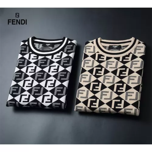 Replica Fendi Sweaters Long Sleeved For Men #1297226 $52.00 USD for Wholesale