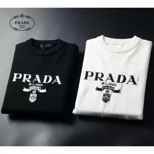 Replica Prada Sweater Long Sleeved For Men #1297231 $52.00 USD for Wholesale