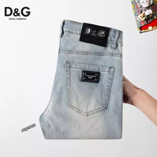 Replica Dolce & Gabbana D&G Jeans For Men #1297839 $48.00 USD for Wholesale