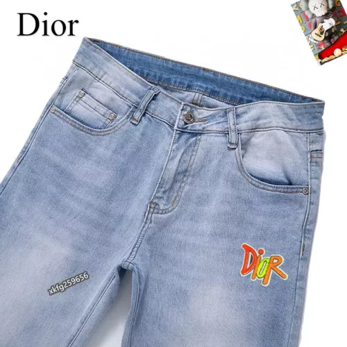 Replica Christian Dior Jeans For Men #1297848 $48.00 USD for Wholesale