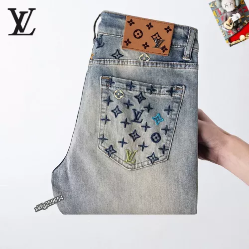 Replica Louis Vuitton LV Jeans For Men #1297854 $48.00 USD for Wholesale