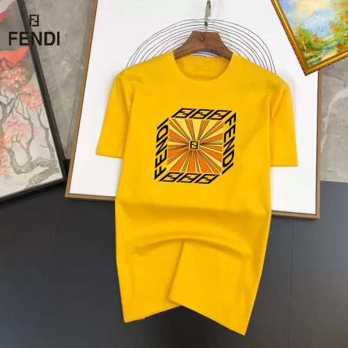 Cheap Fendi T-Shirts Short Sleeved For Unisex #1298195, $$25.00 USD On Fendi T-Shirts