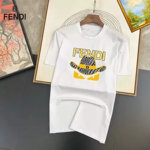 Cheap Fendi T-Shirts Short Sleeved For Unisex #1298196, $$25.00 USD On Fendi T-Shirts