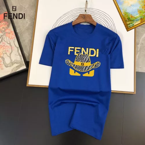 Cheap Fendi T-Shirts Short Sleeved For Unisex #1298198, $$25.00 USD On Fendi T-Shirts