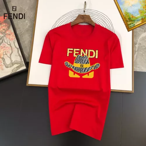 Cheap Fendi T-Shirts Short Sleeved For Unisex #1298199, $$25.00 USD On Fendi T-Shirts