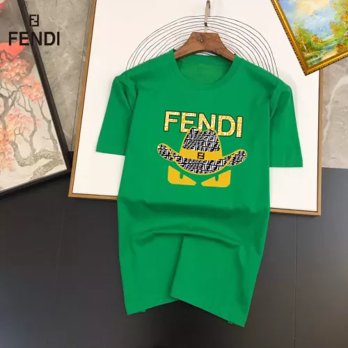 Cheap Fendi T-Shirts Short Sleeved For Unisex #1298200, $$25.00 USD On Fendi T-Shirts