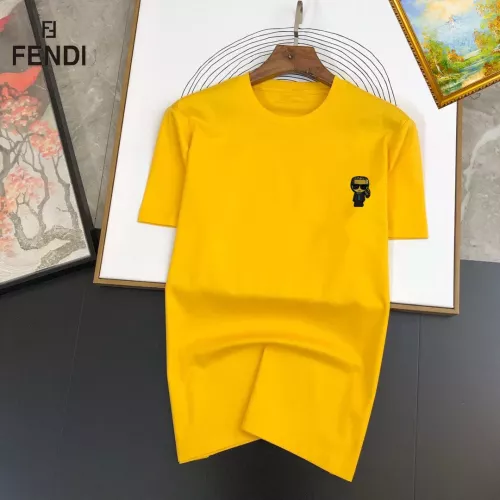 Cheap Fendi T-Shirts Short Sleeved For Unisex #1298255, $$25.00 USD On Fendi T-Shirts