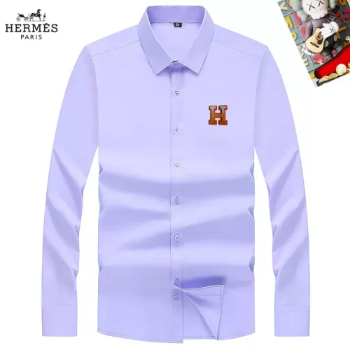 Cheap Hermes Shirts Long Sleeved For Men #1298300, $$40.00 USD On Hermes Shirts