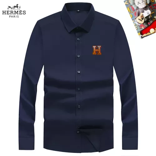 Cheap Hermes Shirts Long Sleeved For Men #1298302, $$40.00 USD On Hermes Shirts