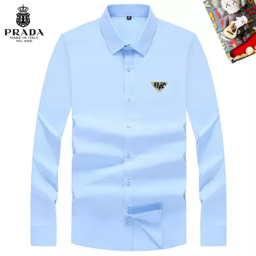 Cheap Prada Shirts Long Sleeved For Men #1298312, $$40.00 USD On Prada Shirts