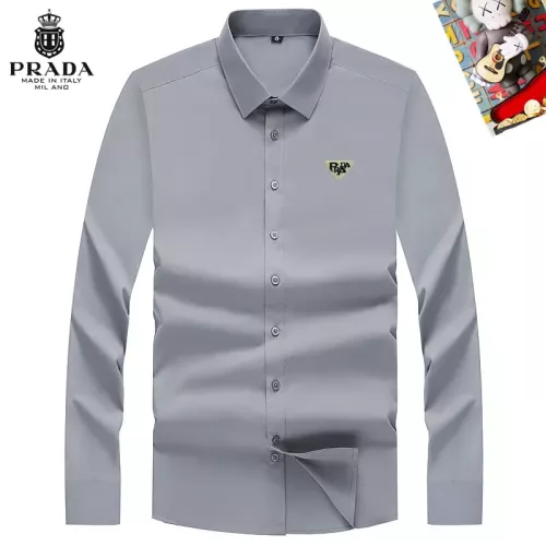 Cheap Prada Shirts Long Sleeved For Men #1298313, $$40.00 USD On Prada Shirts