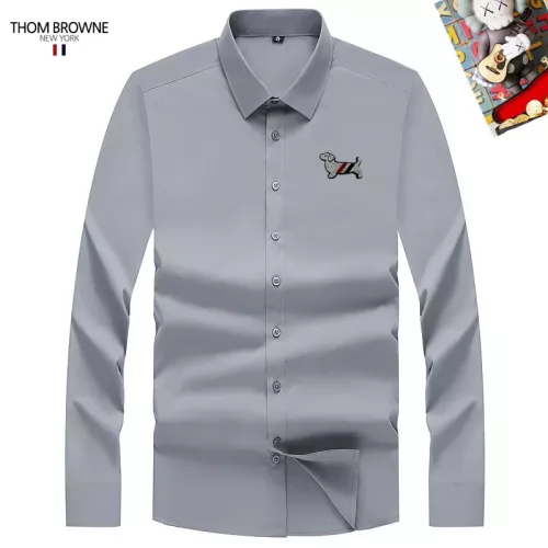 Cheap Thom Browne TB Shirts Long Sleeved For Men #1298319, $$40.00 USD On Thom Browne TB Shirts