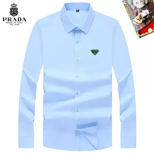 Cheap Prada Shirts Long Sleeved For Men #1298324, $$40.00 USD On Prada Shirts