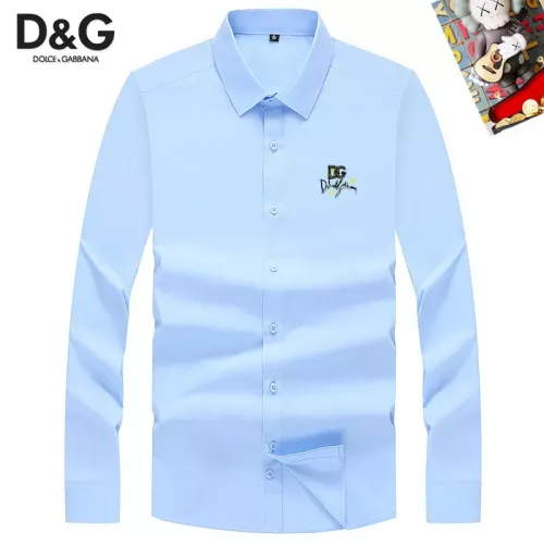 Cheap Dolce &amp; Gabbana D&amp;G Shirts Long Sleeved For Men #1298360, $$40.00 USD On Dolce &amp; Gabbana D&amp;G Shirts