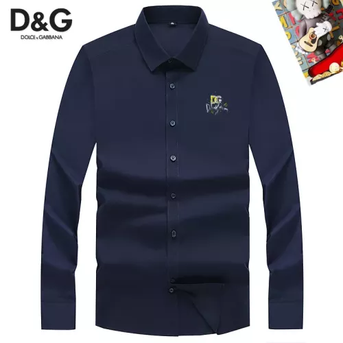 Cheap Dolce &amp; Gabbana D&amp;G Shirts Long Sleeved For Men #1298362, $$40.00 USD On Dolce &amp; Gabbana D&amp;G Shirts