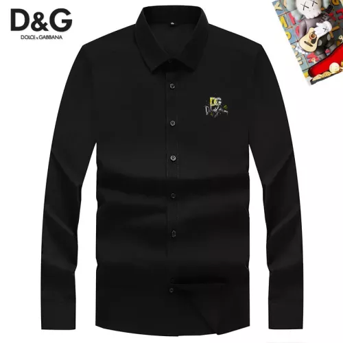 Cheap Dolce &amp; Gabbana D&amp;G Shirts Long Sleeved For Men #1298363, $$40.00 USD On Dolce &amp; Gabbana D&amp;G Shirts