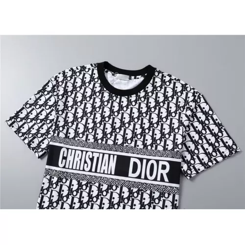 Replica Christian Dior Tracksuits Short Sleeved For Men #1298439 $48.00 USD for Wholesale