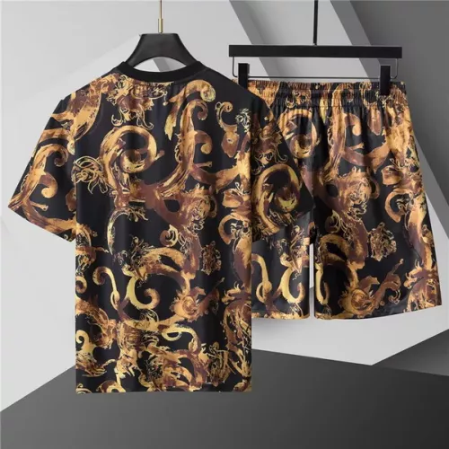 Replica Versace Tracksuits Short Sleeved For Men #1298440 $48.00 USD for Wholesale