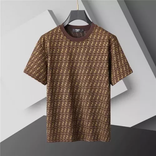 Replica Fendi Tracksuits Short Sleeved For Men #1298442 $48.00 USD for Wholesale