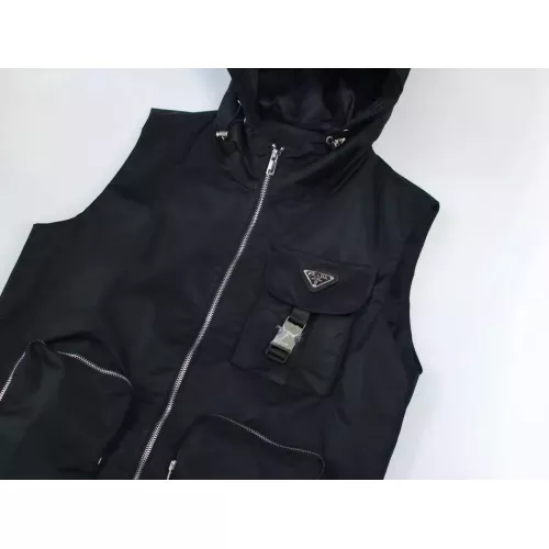 Replica Prada Jackets Sleeveless For Men #1298545 $56.00 USD for Wholesale