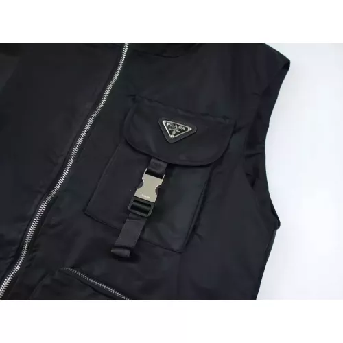 Replica Prada Jackets Sleeveless For Men #1298545 $56.00 USD for Wholesale