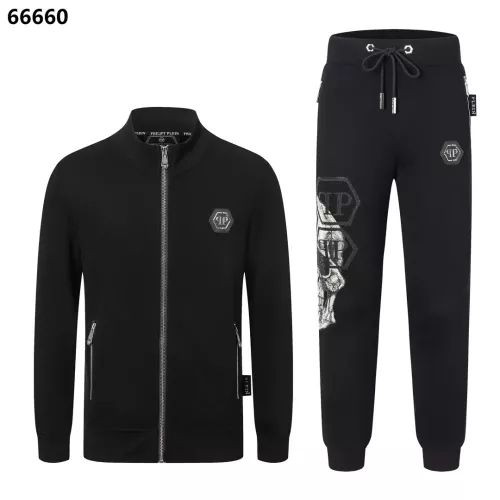 Replica Philipp Plein PP Tracksuits Long Sleeved For Men #1298566 $102.00 USD for Wholesale