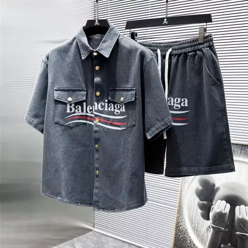 Cheap Balenciaga Fashion Tracksuits Short Sleeved For Men #1298609, $$72.00 USD On Balenciaga Fashion Tracksuits