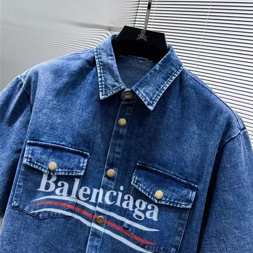 Replica Balenciaga Fashion Tracksuits Short Sleeved For Men #1298610 $72.00 USD for Wholesale