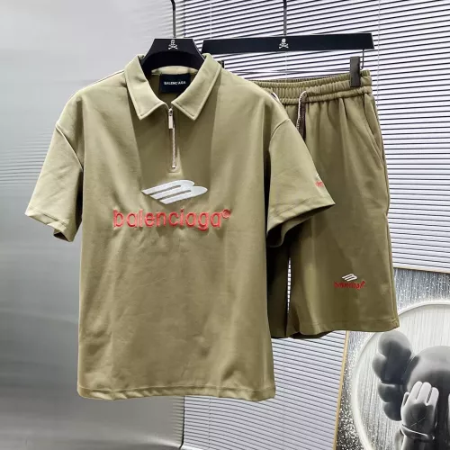 Cheap Balenciaga Fashion Tracksuits Short Sleeved For Men #1298621, $$60.00 USD On Balenciaga Fashion Tracksuits