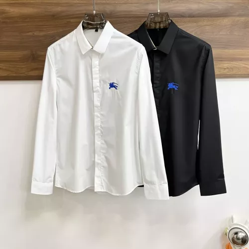 Replica Burberry Shirts Long Sleeved For Men #1298639 $82.00 USD for Wholesale