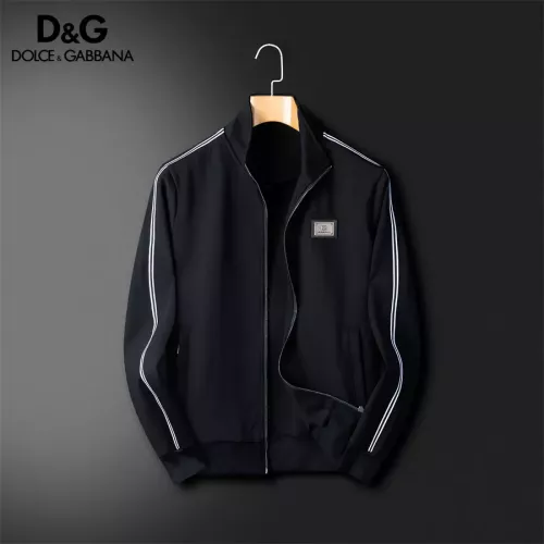 Replica Dolce & Gabbana D&G Tracksuits Long Sleeved For Men #1298696 $92.00 USD for Wholesale