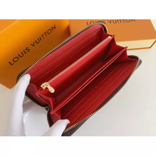 Replica Louis Vuitton LV Wallets In Red #1298804 $29.00 USD for Wholesale