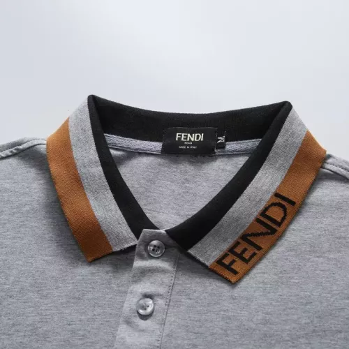 Replica Fendi T-Shirts Short Sleeved For Men #1298926 $25.00 USD for Wholesale