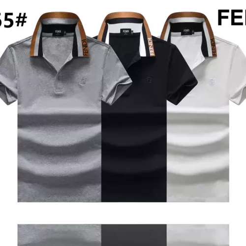 Replica Fendi T-Shirts Short Sleeved For Men #1298927 $25.00 USD for Wholesale