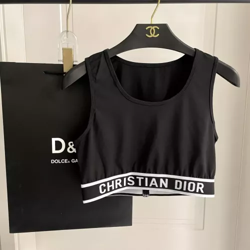 Replica Christian Dior Tracksuits Sleeveless For Women #1299841 $39.00 USD for Wholesale