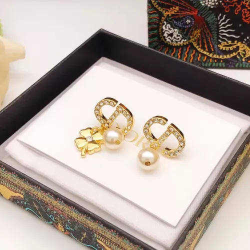 Replica Christian Dior Earrings For Women #1301540 $27.00 USD for Wholesale