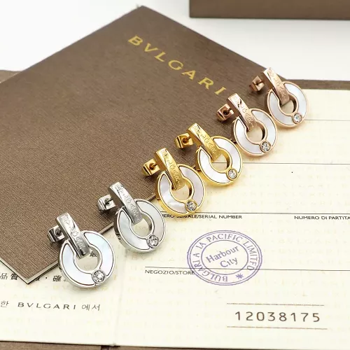 Replica Bvlgari Earrings For Women #1301579 $25.00 USD for Wholesale