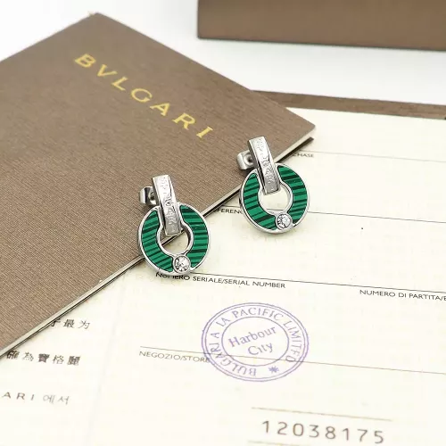 Replica Bvlgari Earrings For Women #1301582 $25.00 USD for Wholesale