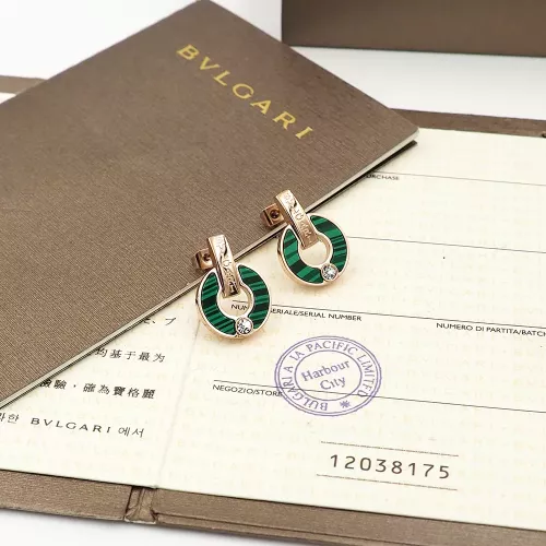 Replica Bvlgari Earrings For Women #1301583 $25.00 USD for Wholesale