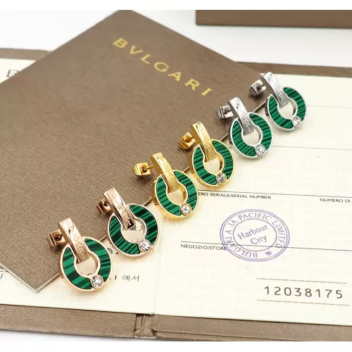 Replica Bvlgari Earrings For Women #1301583 $25.00 USD for Wholesale