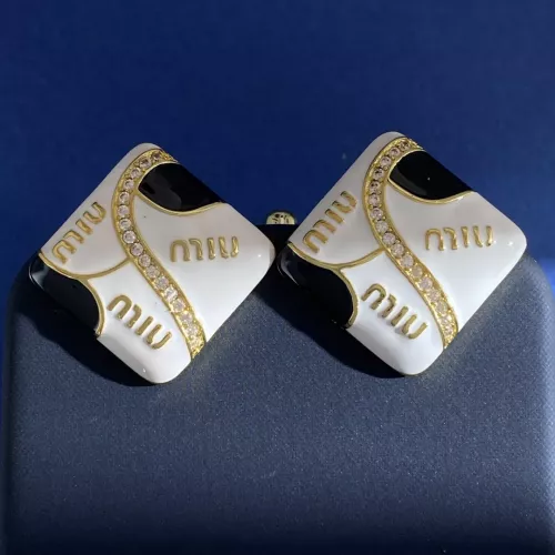 Replica MIU MIU Earrings For Women #1301680 $29.00 USD for Wholesale