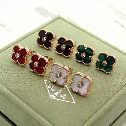 Replica Van Cleef & Arpels Earrings For Women #1302037 $27.00 USD for Wholesale